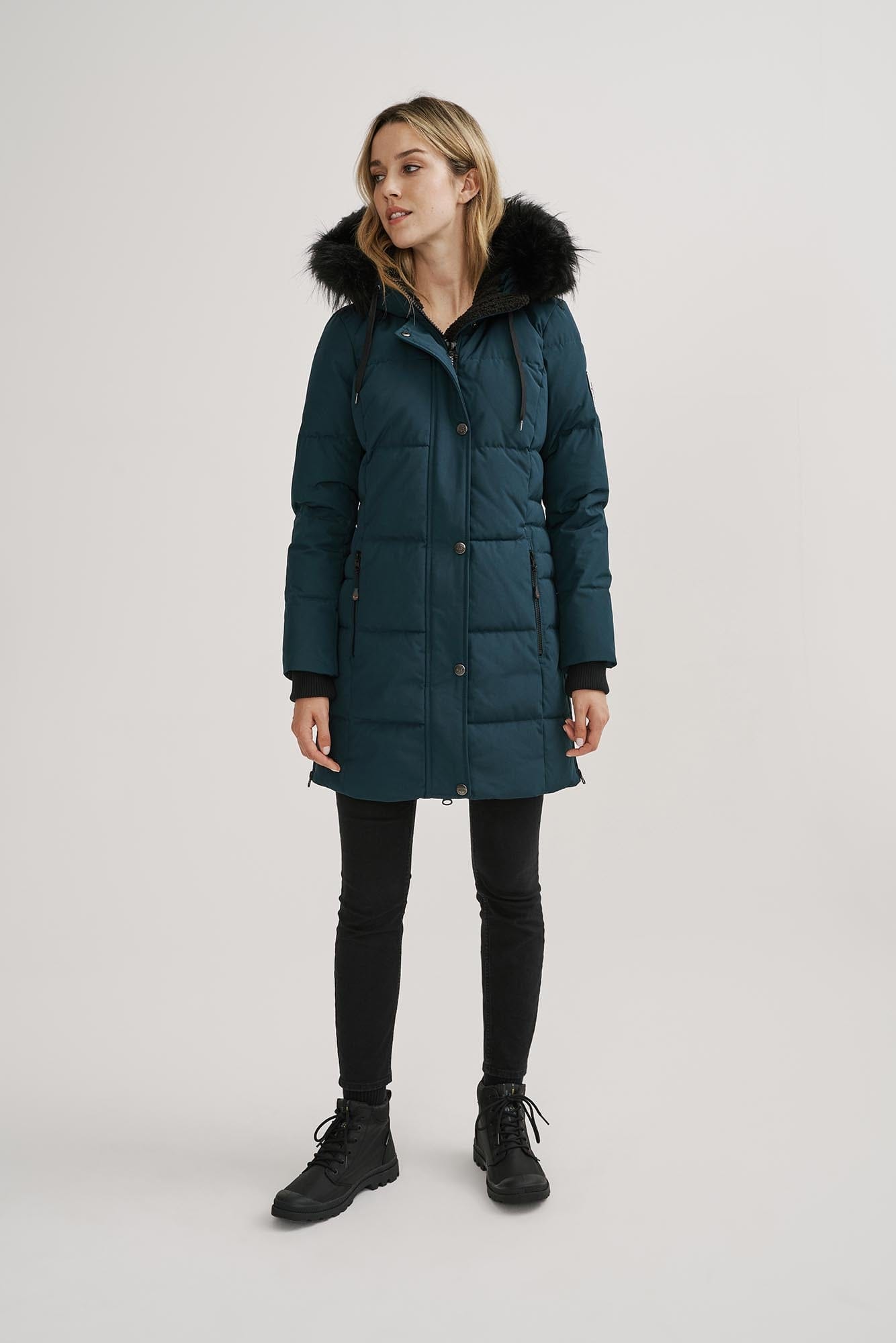 Veste D'hiver Unisexe Thermique à Capuche - Coupe-vent, Style Parka - Pour Ski, équitation, Ville - Tailles S à 5XL, Dimensions Fournies